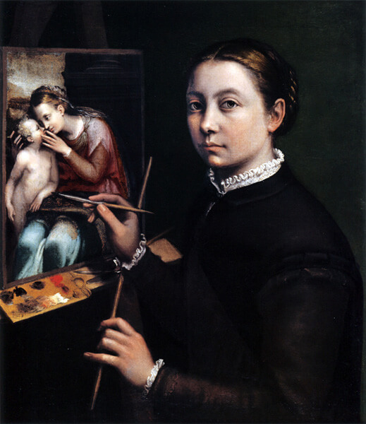 Autorretrato de Sofonisba Anguissola 'Virgen con el NiÃ±o'.
