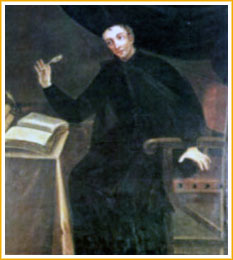 Otro de los pocos retratos que se conservan del jesuita.