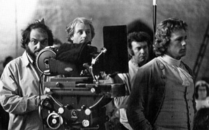 Kubrick mira a cÃ¡mara durante una toma del rodaje de 'Barry Lyndon'