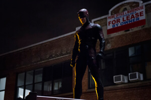 Daredevil es el alter ego justiciero del aparentemente desvalido Matt Murdock.