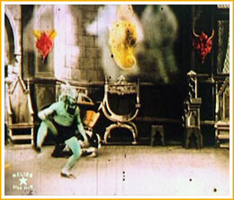 'El caldero infernal' es un ejemplo de película coloreada.