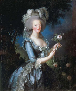 Retrato de María Antonieta, de Marie-Louise-Élisabeth Vigée-Lebrun.